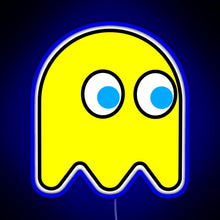 Charger l'image dans la galerie, Little Ghost vintage Video games Retro gaming RGB neon sign blue