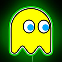Charger l'image dans la galerie, Little Ghost vintage Video games Retro gaming RGB neon sign green
