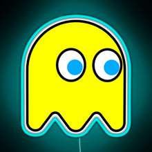 Charger l'image dans la galerie, Little Ghost vintage Video games Retro gaming RGB neon sign lightblue