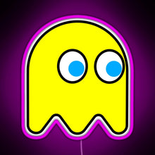 Charger l'image dans la galerie, Little Ghost vintage Video games Retro gaming RGB neon sign  pink
