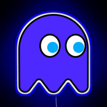 Charger l'image dans la galerie, Little Ghost vintage Video games Retro gaming RGB neon sign blue
