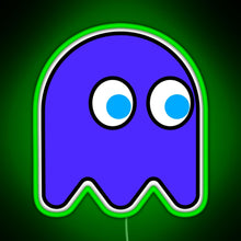 Charger l'image dans la galerie, Little Ghost vintage Video games Retro gaming RGB neon sign green