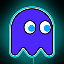 Charger l'image dans la galerie, Little Ghost vintage Video games Retro gaming RGB neon sign lightblue