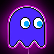 Charger l'image dans la galerie, Little Ghost vintage Video games Retro gaming RGB neon sign  pink