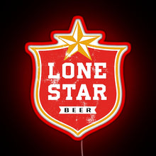 Charger l'image dans la galerie, Lone Star RGB neon sign red