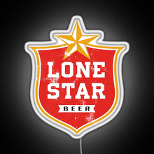 Charger l'image dans la galerie, Lone Star RGB neon sign white