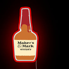 Charger l'image dans la galerie, Maker s Mark Bourbon RGB neon sign red