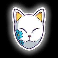 Charger l'image dans la galerie, Yellow Kitsune Mask Demon Slayer neon