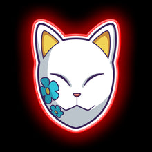 Charger l'image dans la galerie, Kitsune Mask Demon Slayer neon light