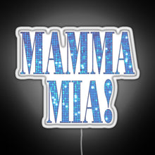 Charger l'image dans la galerie, Mamma Mia disco RGB neon sign white