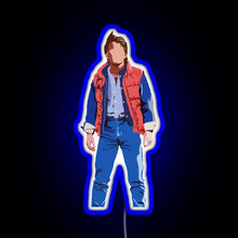 Charger l'image dans la galerie, Marty Mcfly RGB neon sign blue