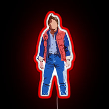 Charger l'image dans la galerie, Marty Mcfly RGB neon sign red