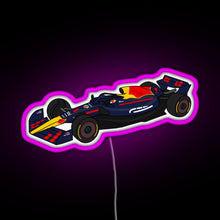 Charger l'image dans la galerie, Max Verstappen 1 RedBull Formula One Race Car RGB neon sign  pink
