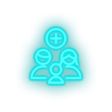 Charger l'image dans la galerie, ice_blue member pregnant parents family adopt parent birth add new baby kid person children child human pregnancy led neon factory