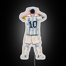 Charger l'image dans la galerie, Messi vs Netherlands World Cup Qatar 2022 RGB neon sign white