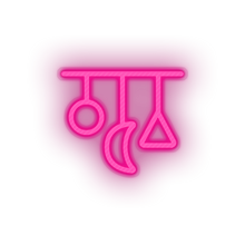 Charger l'image dans la galerie, pink mobile family children cot care child kid baby led neon factory