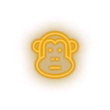 Charger l'image dans la galerie, warm_white monkey led animal ape cartoon fauna herbivore monkey zoo neon factory