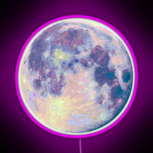 Charger l'image dans la galerie, Moon RGB neon sign  pink