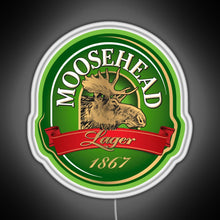 Charger l'image dans la galerie, Moosehead Beer American pale ale RGB neon sign white