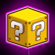 Charger l'image dans la galerie, Mystery Block RGB neon sign  pink