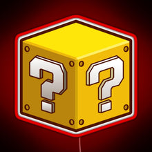 Charger l'image dans la galerie, Mystery Block RGB neon sign red
