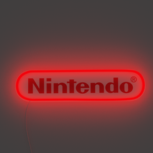 Charger l'image dans la galerie, Nintendo red logo neon lights