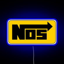 Charger l'image dans la galerie, NOS Cool Helmet stickers RGB neon sign blue