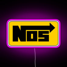 Charger l'image dans la galerie, NOS Cool Helmet stickers RGB neon sign  pink