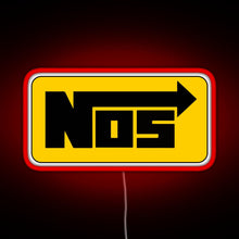 Charger l'image dans la galerie, NOS Cool Helmet stickers RGB neon sign red