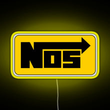 Charger l'image dans la galerie, NOS Cool Helmet stickers RGB neon sign yellow