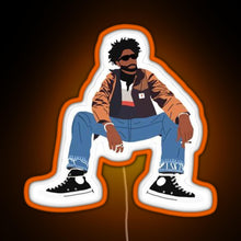 Charger l'image dans la galerie, nuwo logo RGB neon sign orange