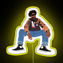 Charger l'image dans la galerie, nuwo logo RGB neon sign yellow