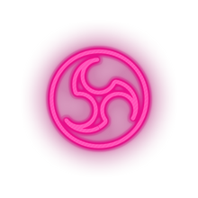 Charger l'image dans la galerie, pink obs video game logo led neon factory