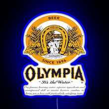 Charger l'image dans la galerie, Olympia Beer RGB neon sign blue