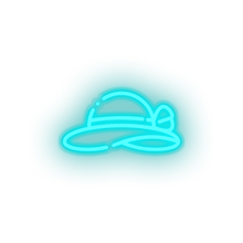 Charger l'image dans la galerie, ice_blue pamela_hat led beach cap fashion holiday pamela hat summer vacation neon factory