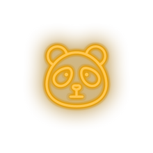 Charger l'image dans la galerie, warm_white panda led animal bear cartoon fauna herbivore panda zoo neon factory