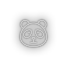 Charger l'image dans la galerie, white panda led animal bear cartoon fauna herbivore panda zoo neon factory