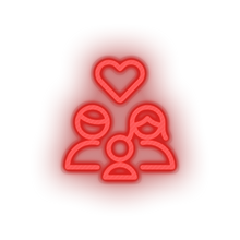 Charger l'image dans la galerie, parent family person human children heart parents child kid baby love Neon led factory