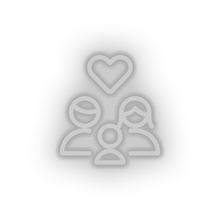 Charger l'image dans la galerie, white parent family person human children heart parents child kid baby led neon factory