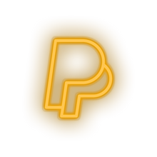 Charger l'image dans la galerie, warm_white paypal social network brand logo led neon factory