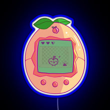 Charger l'image dans la galerie, Peachy Tamagotchi RGB neon sign blue