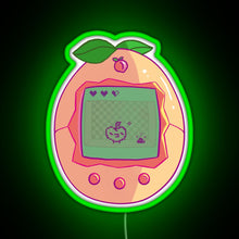 Charger l'image dans la galerie, Peachy Tamagotchi RGB neon sign green