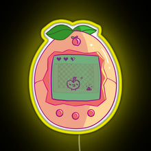 Charger l'image dans la galerie, Peachy Tamagotchi RGB neon sign yellow