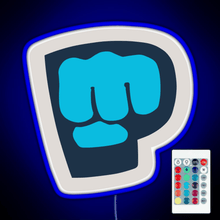 Charger l'image dans la galerie, Pewdiepie Brofist Logo RGB neon sign remote