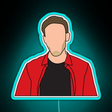 Charger l'image dans la galerie, PewDiePie Pop Art RGB neon sign lightblue