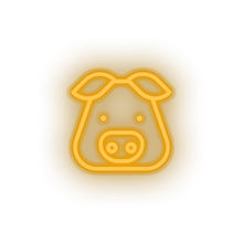 Charger l'image dans la galerie, warm_white pig led animal cartoon fauna herbivore pig pork zoo neon factory