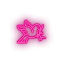 Charger l'image dans la galerie, pink pigeon led bird dove love pigeon relationship romance valentine day neon factory