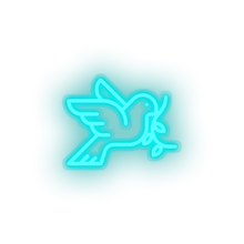 Charger l'image dans la galerie, ice_blue pigeon led bird dove love pigeon relationship romance valentine day neon factory