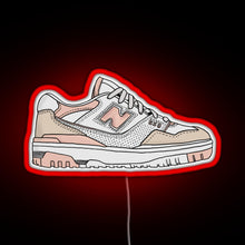 Charger l'image dans la galerie, Pink New Balance 550 RGB neon sign red