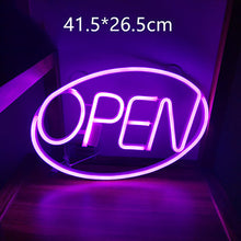 Charger l'image dans la galerie, mancave open neon led sign
